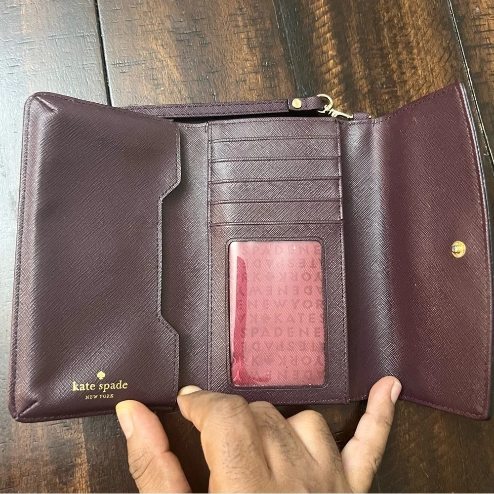 Kate Spade Purple wristlet